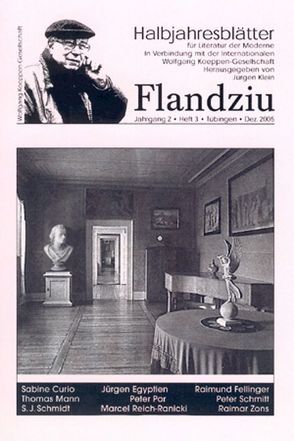Flandziu. Halbjahresblätter für Literatur der Moderne / Friedrich Schiller von Klein,  Jürgen
