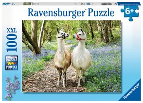 Ravensburger Kinderpuzzle – 12941 Flauschige Freundschaft – Lama-Puzzle für Kinder ab 6 Jahren, mit 100 Teilen im XXL-Format