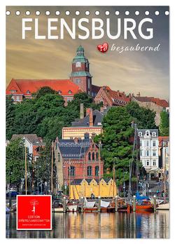 Flensburg – so bezaubernd (Tischkalender 2024 DIN A5 hoch), CALVENDO Monatskalender von Roder,  Peter