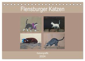 Flensburger Katzen (Tischkalender 2024 DIN A5 quer), CALVENDO Monatskalender von Busch,  Martina