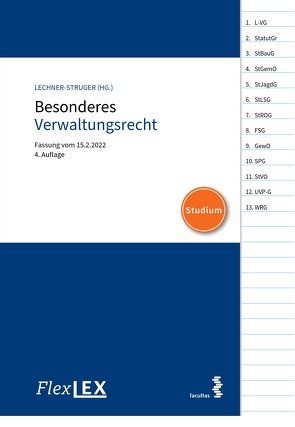 FlexLex Besonderes Verwaltungsrecht | Studium von Lechner-Struger,  Karin