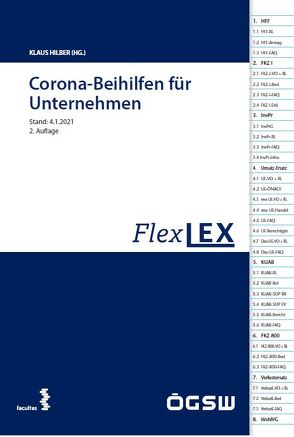 FlexLex Corona-Beihilfen für Unternehmen von Hilber,  Klaus