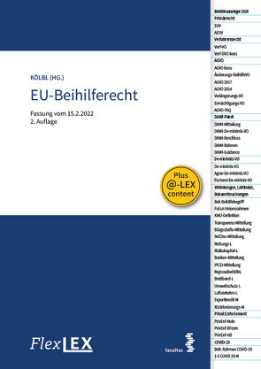 FlexLex EU-Beihilferecht von Kölbl,  Christoph