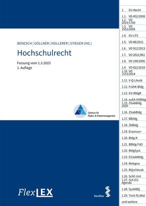 FlexLex Hochschulrecht von Benesch,  Thomas, Göllner,  Johannes, Hollerer,  Franz, Stieger,  Martin