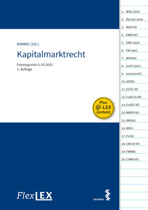 FlexLex Kapitalmarktrecht von Kammel,  Armin