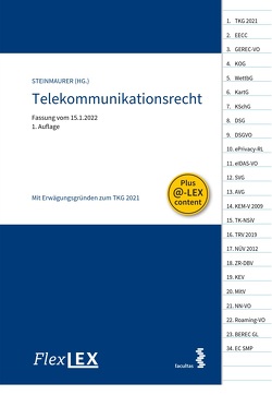 FlexLex Telekommunikationsrecht von Steinmaurer,  Klaus