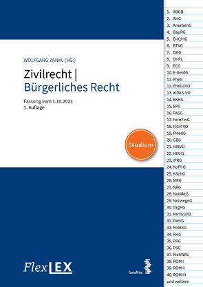 FlexLex Zivilrecht/Bürgerliches Recht │Studium von Zankl,  Wolfgang