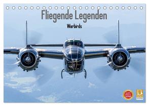 Fliegende Legenden – Warbirds (Tischkalender 2024 DIN A5 quer), CALVENDO Monatskalender von Engelke,  Björn
