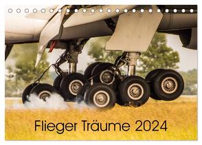 Flieger Träume 2024 (Tischkalender 2024 DIN A5 quer), CALVENDO Monatskalender von Schollbach,  Sebastian