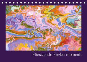 Fliessende Farbenmomente (Tischkalender 2022 DIN A5 quer) von Hospes,  Danijela