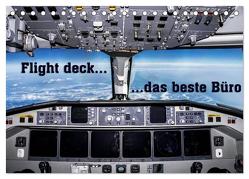 Flight deck – das beste Büro (Tischkalender 2024 DIN A5 quer), CALVENDO Monatskalender von D.,  Andy