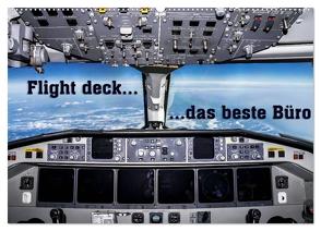 Flight deck – das beste Büro (Wandkalender 2024 DIN A2 quer), CALVENDO Monatskalender von D.,  Andy