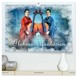 Flohmarktfantasien (hochwertiger Premium Wandkalender 2024 DIN A2 quer), Kunstdruck in Hochglanz von glandarius,  Garrulus