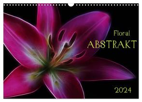 Floral Abstrakt 2024 (Wandkalender 2024 DIN A3 quer), CALVENDO Monatskalender von Kaden,  Cathrin