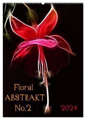 Floral Abstrakt No.2 (Wandkalender 2024 DIN A2 hoch), CALVENDO Monatskalender von Kaden,  Cathrin