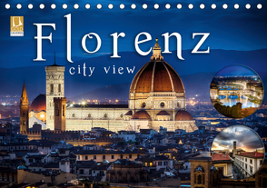 Florenz city view (Tischkalender 2021 DIN A5 quer) von Schöb,  Monika