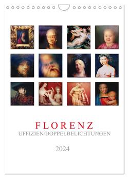 Florenz, Uffizien (Wandkalender 2024 DIN A4 hoch), CALVENDO Monatskalender von Maurer,  Wolf-Rüdiger