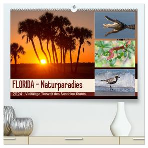 FLORIDA – Naturparadies (hochwertiger Premium Wandkalender 2024 DIN A2 quer), Kunstdruck in Hochglanz von Eßer,  Kevin