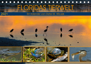 FLORIDAS TIERWELT (Tischkalender 2021 DIN A5 quer) von Wilczek,  Dieter-M.