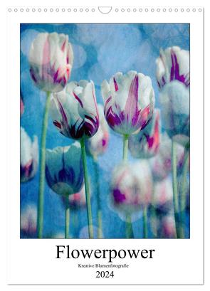 Flowerpower – Kreative Blumenfotografie (Wandkalender 2024 DIN A3 hoch), CALVENDO Monatskalender von Same,  Same