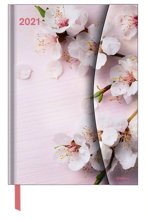 Flowers 2021 – Diary – Buchkalender – Taschenkalender – 16×22