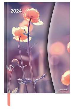Flowers 2024 – Diary – Buchkalender – Taschenkalender – 16×22