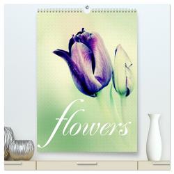 flowers (hochwertiger Premium Wandkalender 2024 DIN A2 hoch), Kunstdruck in Hochglanz von Stehle,  Brigitte
