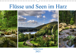 Flüsse und Seen im Harz (Wandkalender 2021 DIN A3 quer) von Gierok,  Steffen