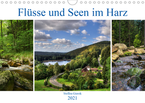 Flüsse und Seen im Harz (Wandkalender 2021 DIN A4 quer) von Gierok,  Steffen