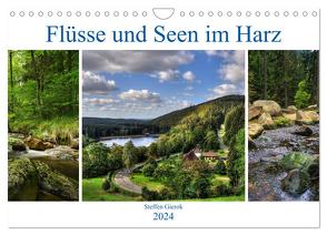Flüsse und Seen im Harz (Wandkalender 2024 DIN A4 quer), CALVENDO Monatskalender von Gierok,  Steffen