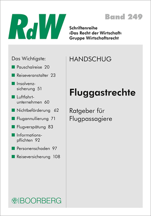 Fluggastrechte von Handschug,  Stephan