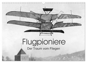 Flugpioniere – Der Traum vom Fliegen (Wandkalender 2024 DIN A3 quer), CALVENDO Monatskalender von Images,  Timeline