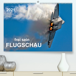 Flugschau – frei sein (Premium, hochwertiger DIN A2 Wandkalender 2021, Kunstdruck in Hochglanz) von Roder,  Peter