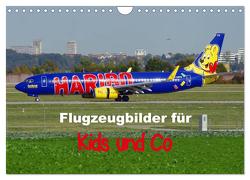 Flugzeugbilder für Kids und Co (Wandkalender 2024 DIN A4 quer), CALVENDO Monatskalender von TomTom,  TomTom