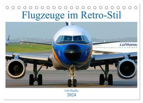 Flugzeuge im Retro-Stil (Tischkalender 2024 DIN A5 quer), CALVENDO Monatskalender von Haafke,  Udo