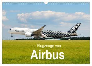 Flugzeuge von Airbus (Wandkalender 2024 DIN A3 quer), CALVENDO Monatskalender von Otto,  Jakob