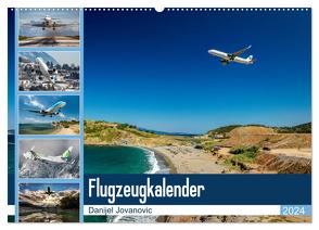 Flugzeugkalender 2024 (Wandkalender 2024 DIN A2 quer), CALVENDO Monatskalender von Jovanovic,  Danijel