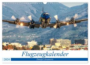 Flugzeugkalender (Wandkalender 2024 DIN A3 quer), CALVENDO Monatskalender von Jovanovic,  Danijel