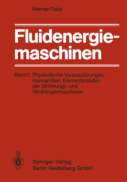 Fluidenergiemaschinen von Fister,  Werner