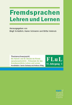 FLuL – Fremdsprachen Lehren und Lernen, 52,1 von Schädlich,  Birgit, Schramm,  Karen, Viebrock,  Britta