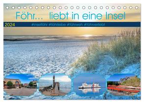 Föhr… liebt in eine Insel (Tischkalender 2024 DIN A5 quer), CALVENDO Monatskalender von Dudziak,  Gerold