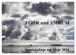 Föhr und Amrum – Spaziergänge am Meer (Wandkalender 2024 DIN A3 quer), CALVENDO Monatskalender von Ginster-Hasse,  Gerti