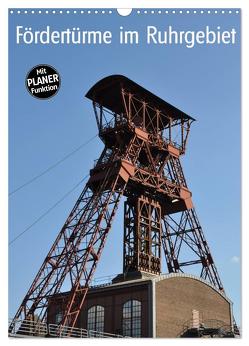 Fördertürme im Ruhrgebiet (Wandkalender 2024 DIN A3 hoch), CALVENDO Monatskalender von Koch,  Hermann