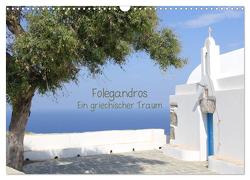 Folegandros Ein griechischer Traum (Wandkalender 2024 DIN A3 quer), CALVENDO Monatskalender von Loh,  Inga