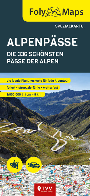 FolyMaps Alpenpässe Spezialkarte