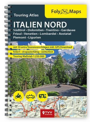 FolyMaps Touring Atlas Italien Nord 1:250.000