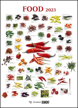 Food 2023 – Bildkalender 50×70 cm – mit kurzen Beschreibungen zu den Obst- und Gemüsesorten – Küchenkalender – Dumont – Posterkalender
