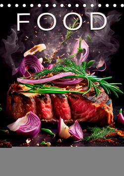 Food – Deftiges aus der Gourmetküche (Tischkalender 2024 DIN A5 hoch), CALVENDO Monatskalender von Roder,  Peter
