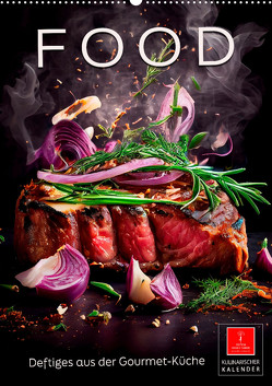Food – Deftiges aus der Gourmetküche (Wandkalender 2024 DIN A2 hoch), CALVENDO Monatskalender von Roder,  Peter