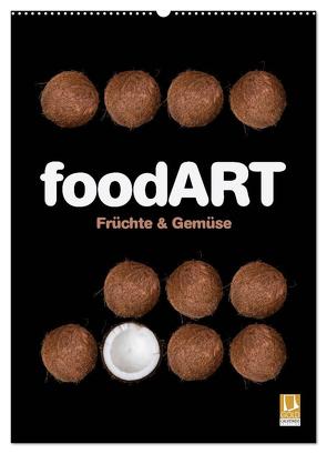 foodART – Früchte und Gemüse (Wandkalender 2024 DIN A2 hoch), CALVENDO Monatskalender von Kraetschmer,  Marion